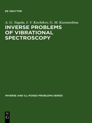 cover image of Inverse Problems of Vibrational Spectroscopy